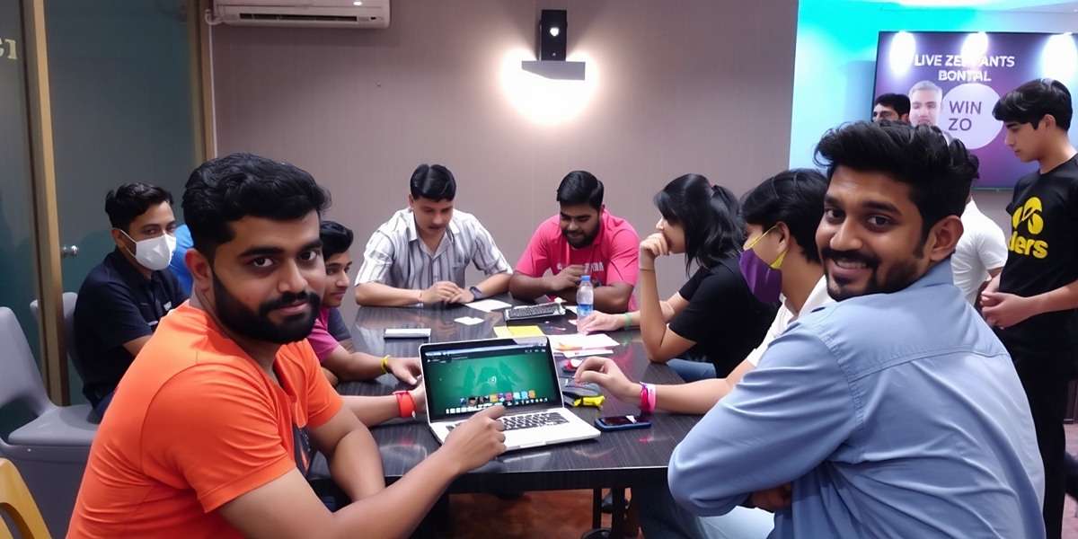 Win ZO community meetup in Mumbai with players interacting and participating in live tournaments